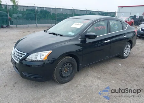 2015 Nissan Sentra Sv z USA, uszkodzony, nr VIN 3N1AB7AP6FL657953